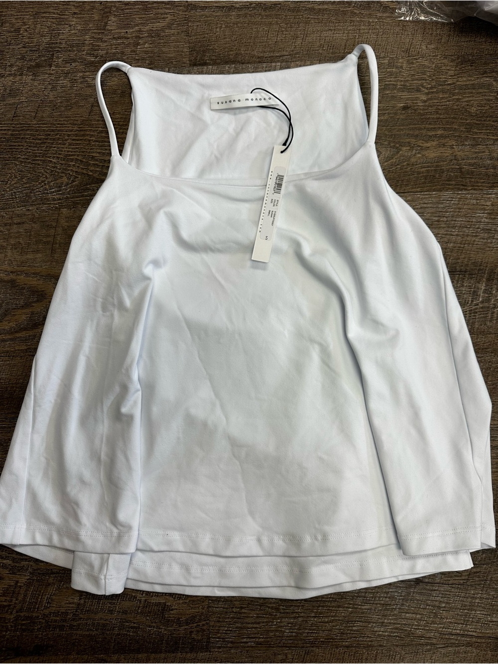 Susana Monaco White Tank in Sugar